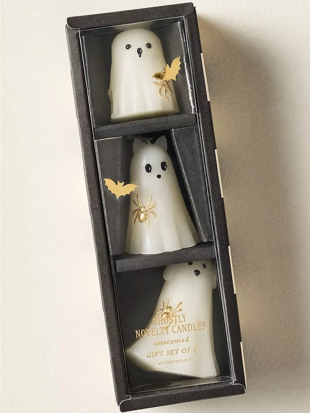 Anthropologie ANIMAL GHOSTS SHAPED CANDLE SET, Unscented, NWT